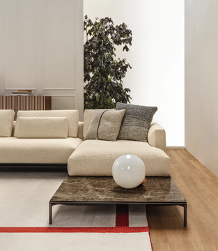 DIZZY - Sectional sofa with removable cover in fabric by Casamania & Horm - view 3